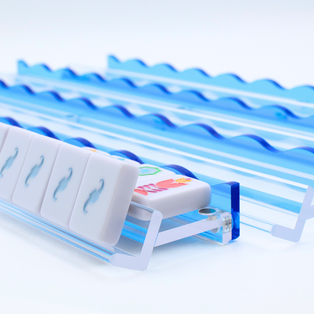 Wavy Acrylic Mahjong Racks