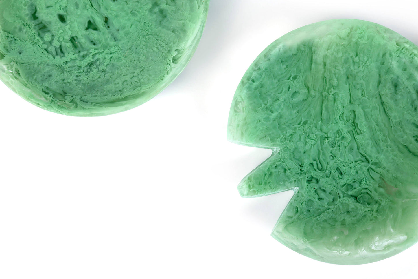 Green Resin Salad Server