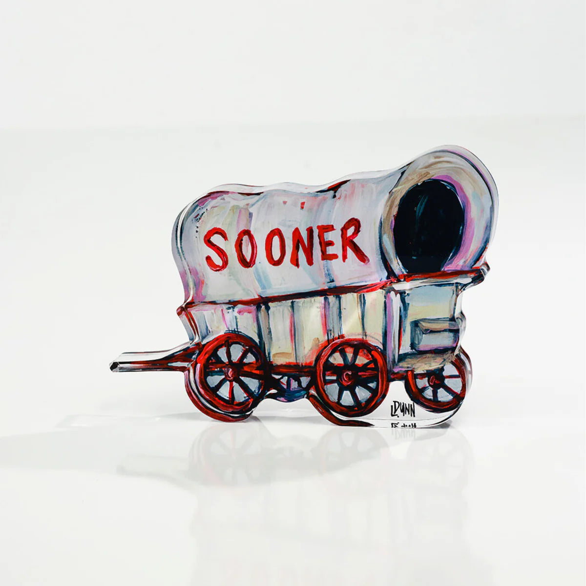 Oklahoma Acrylic  Bitty Block