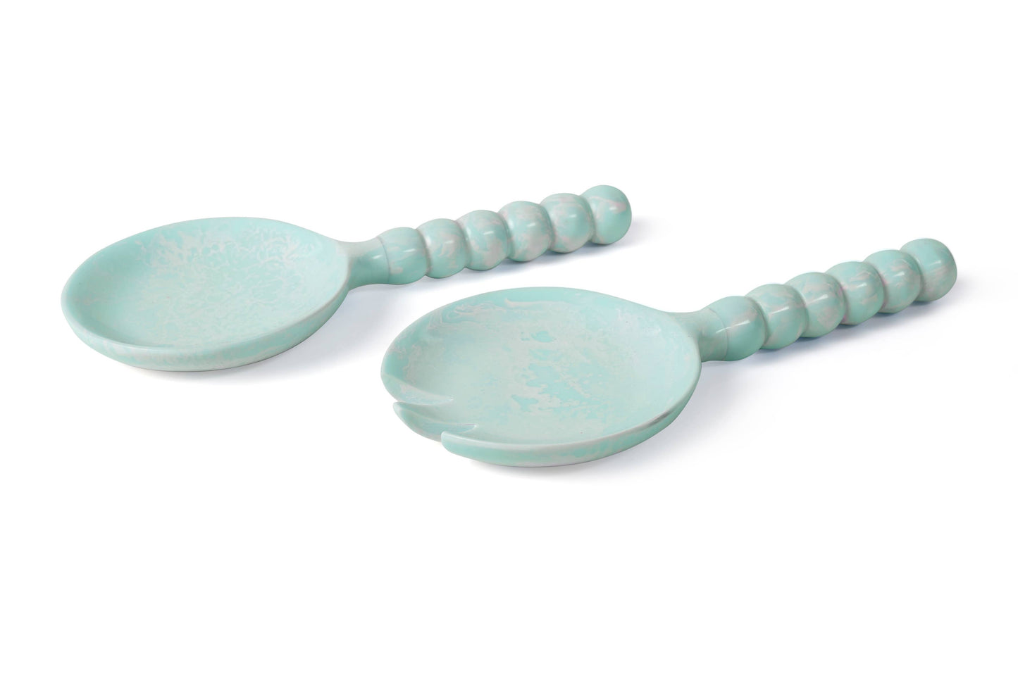 Blue Resin Salad Server