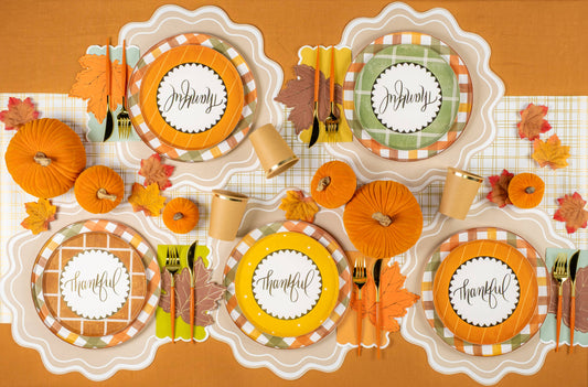 Harvest Plaid Dinner Plate