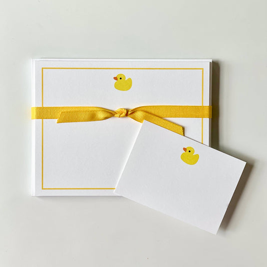Georgetown Paperie - Rubber Duckie - Flat Note Cards