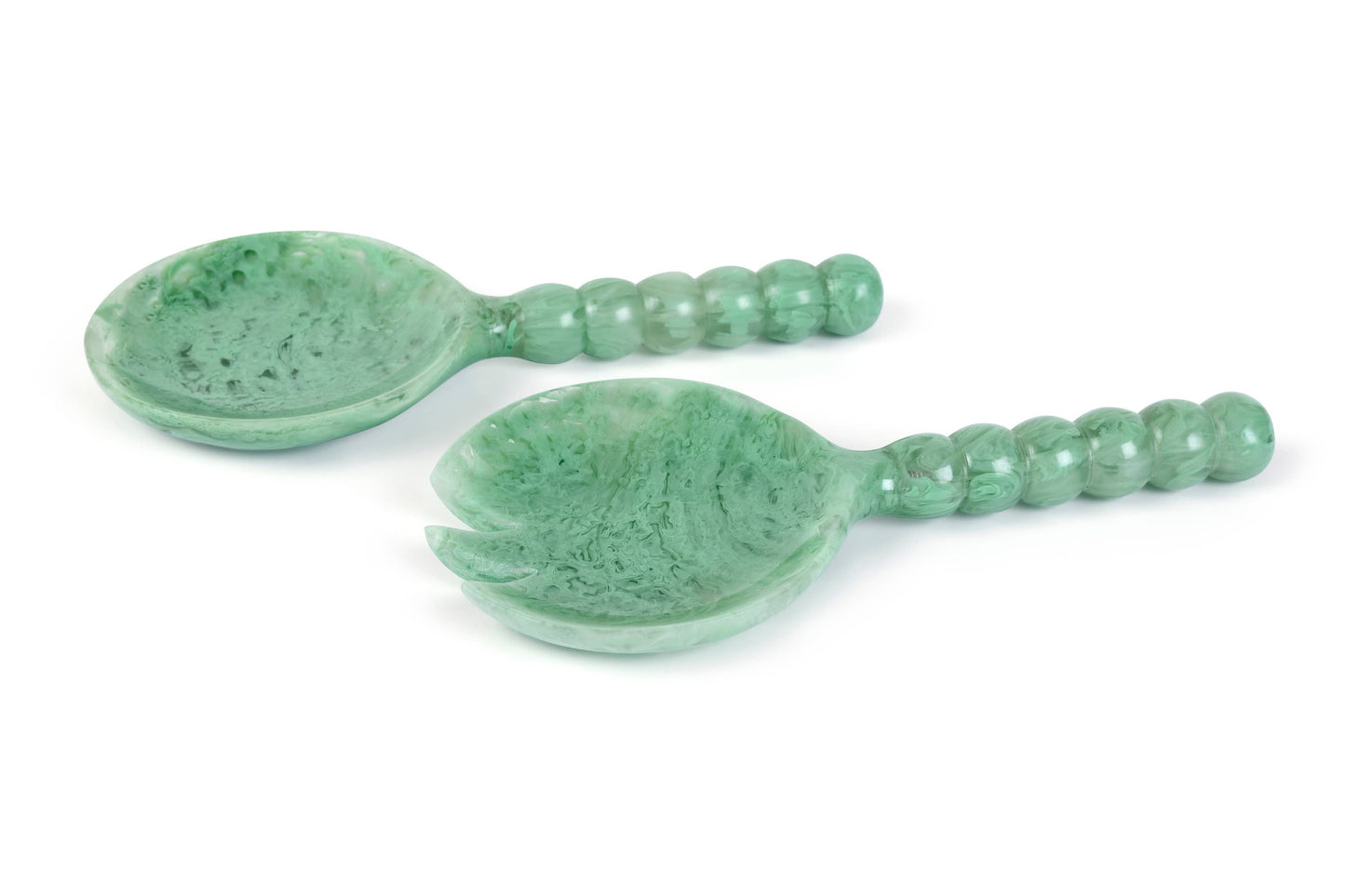Green Resin Salad Server
