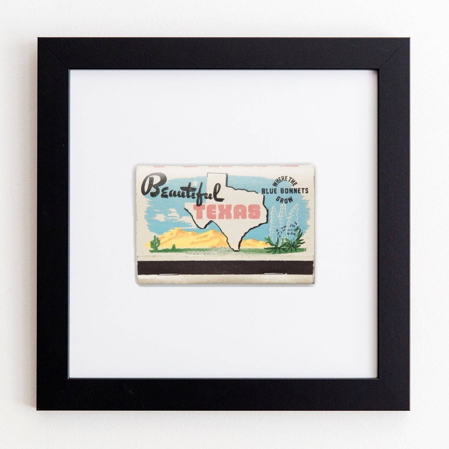 Beautiful Texas Matchbook Print
