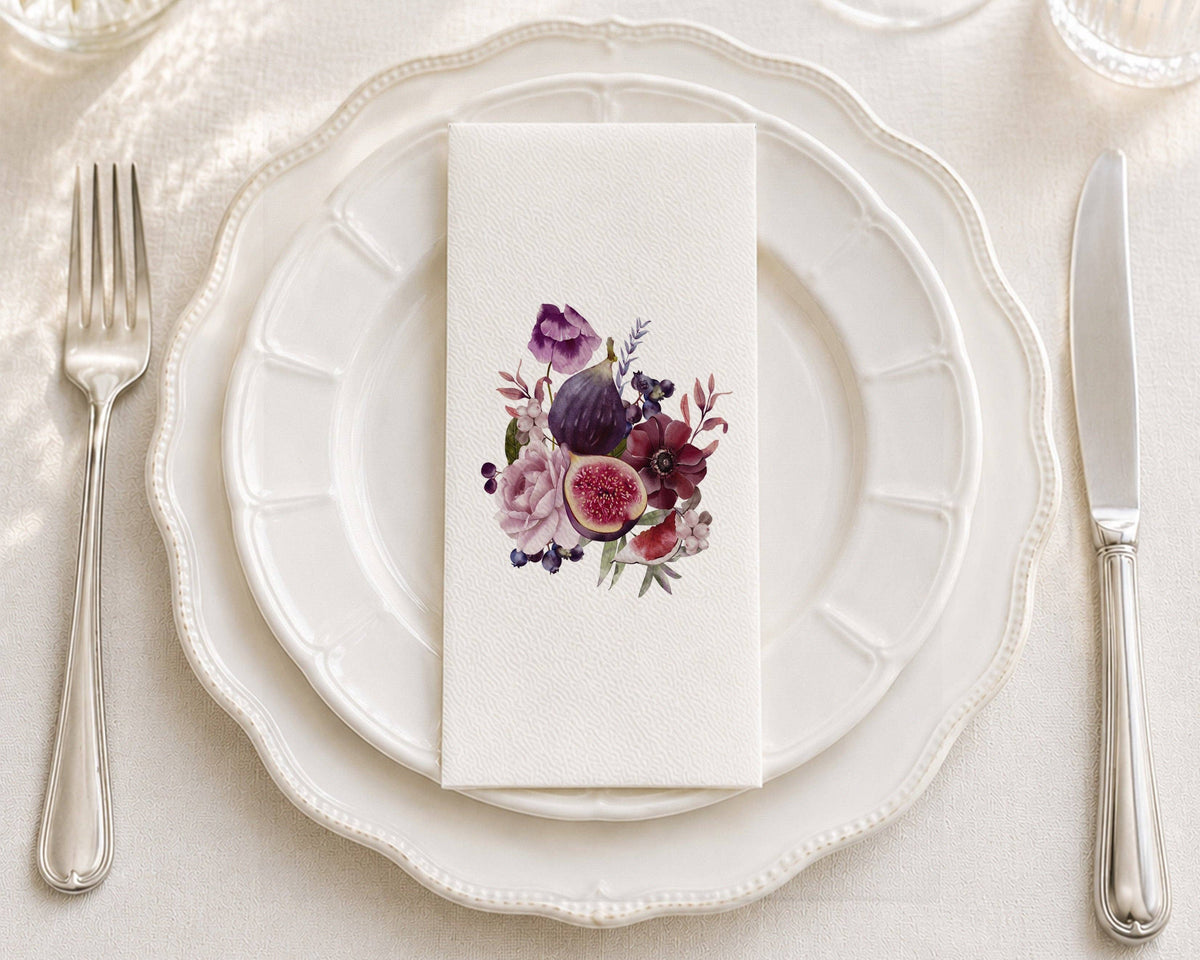 Fig Bouquet Guest Towel