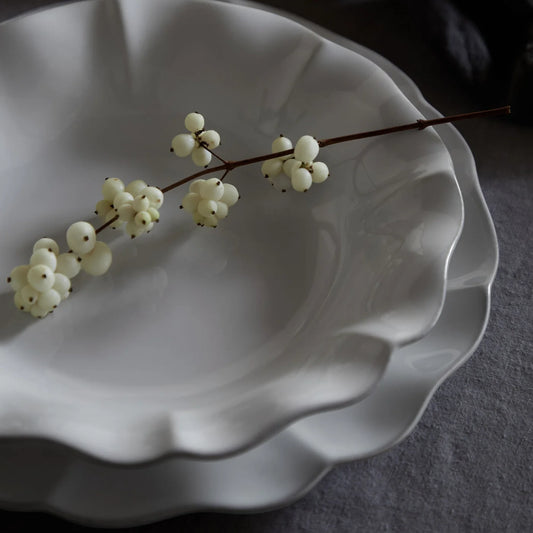 Rosa Soup/Pasta Plate 10 in – White