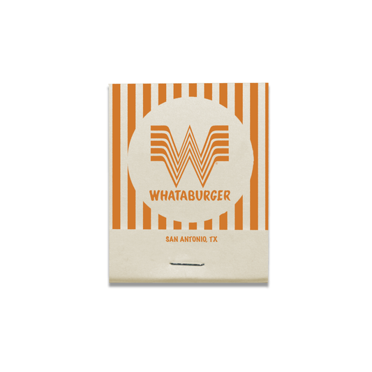 Whataburger Matchbook Print
