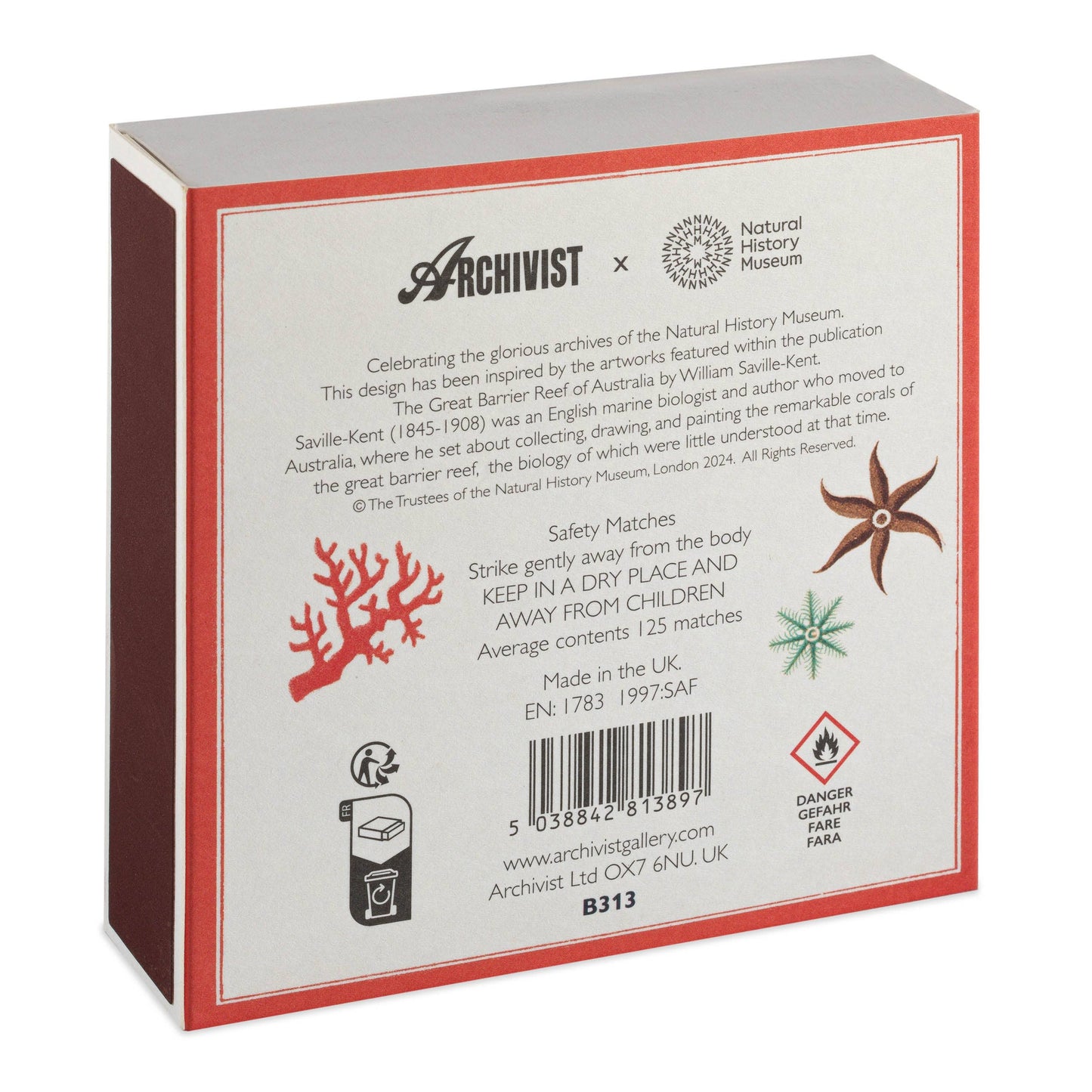Great Barrier Reef | Square Safety Matches