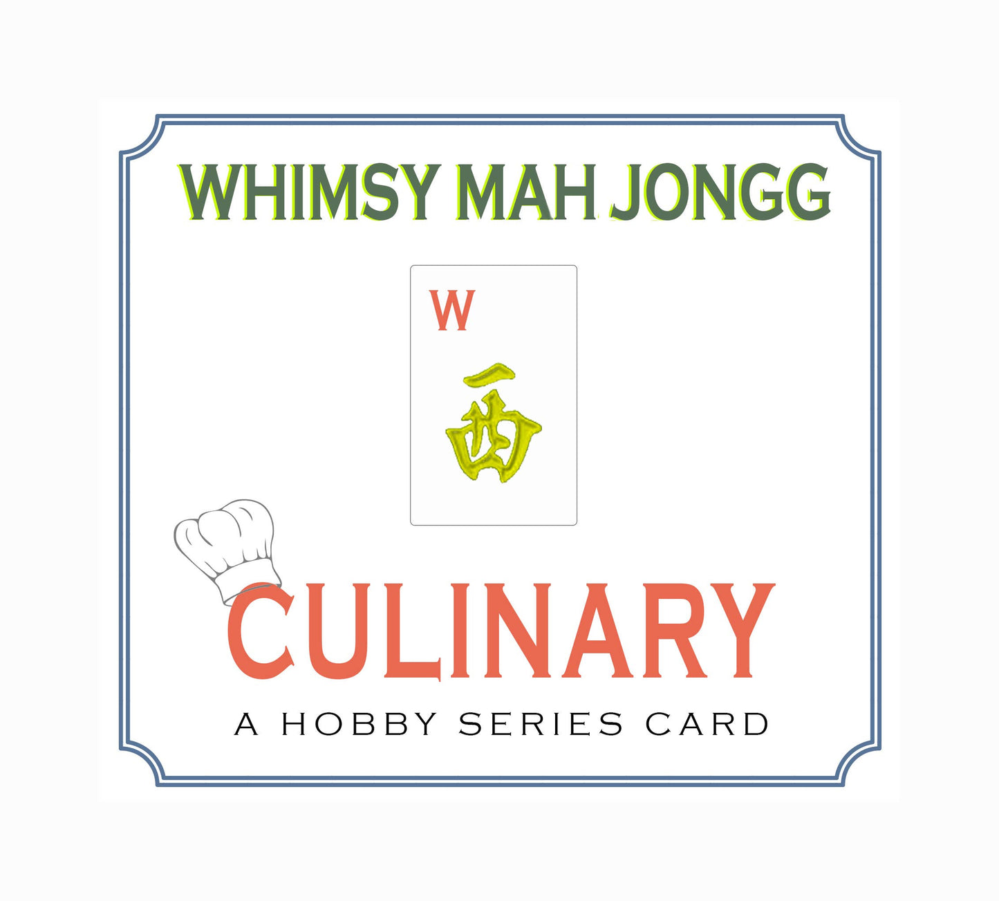 Culinary Mahjong Card