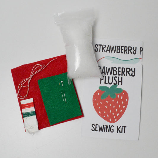 Strawberry Plushie Starter Kit