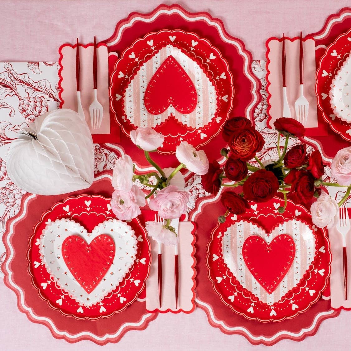 Heart Dessert Plates