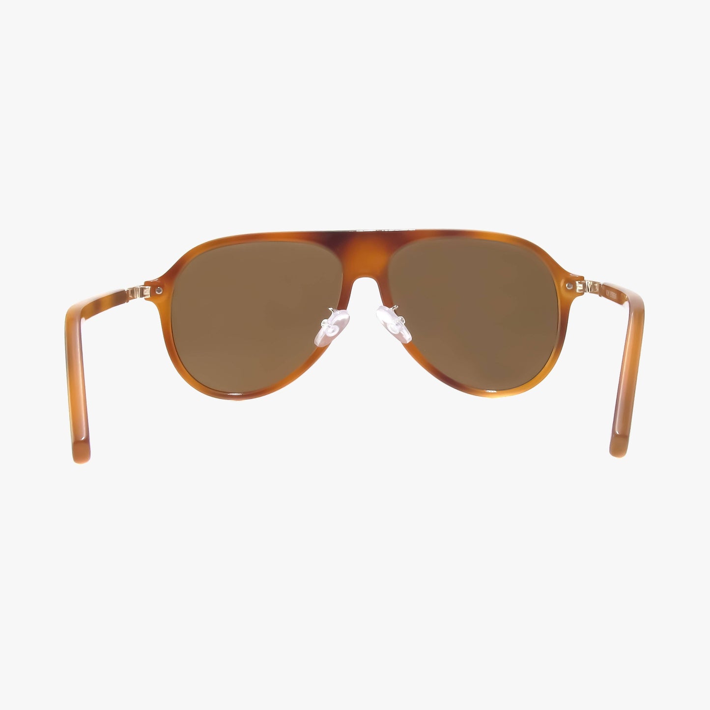 AURA HONEY TORTOISE Polarized Fashion Aviator Sunglasses