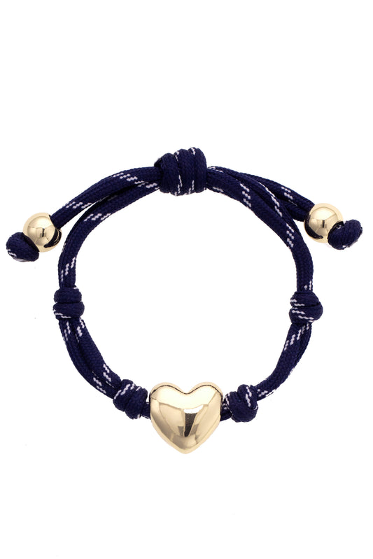 Blaine Puffy Heart Paracord Bracelet