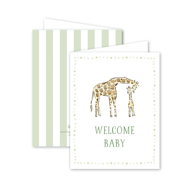Dogwood Hill- Zoo in the City Baby Card