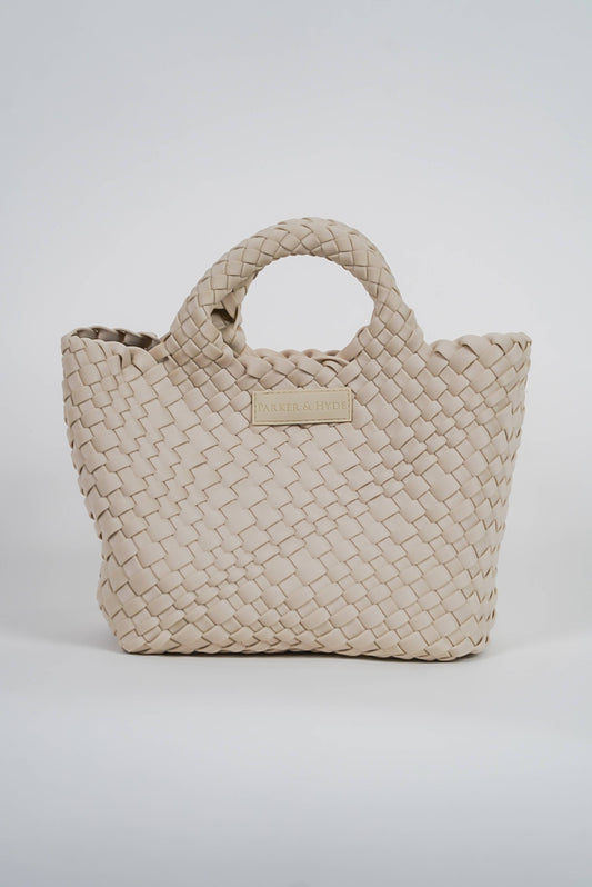 Parker & Hyde - Mini Woven Tote - Bone