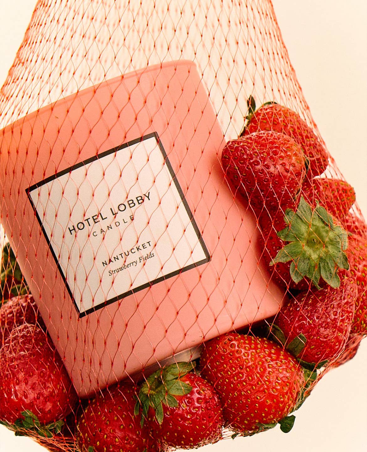 Hotel Lobby Candle - Nantucket Strawberry Fields - Luxury Soy Candle - 9.75 oz