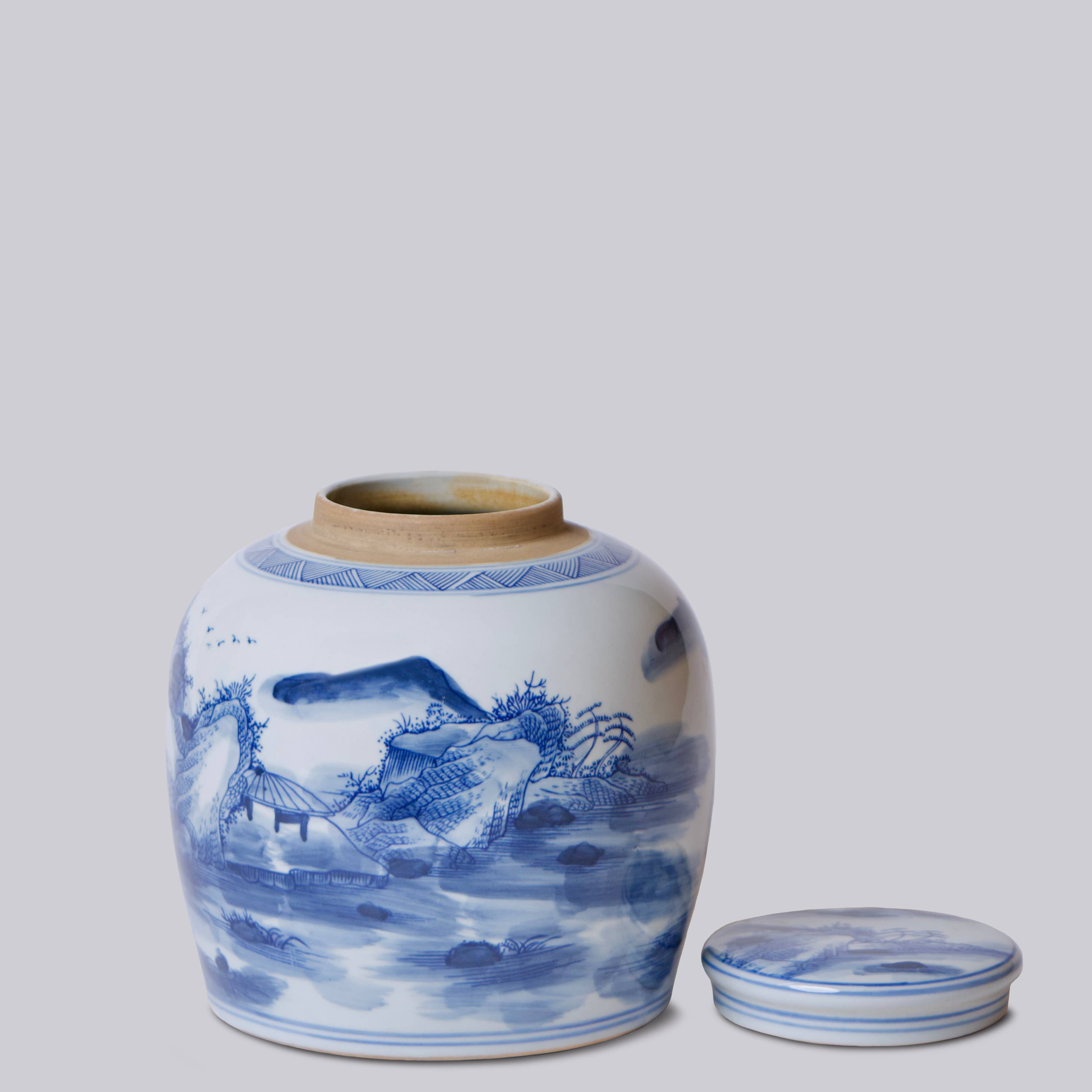 Cobalt Guild Willow Ware Storage Jar - Thumbnail 3