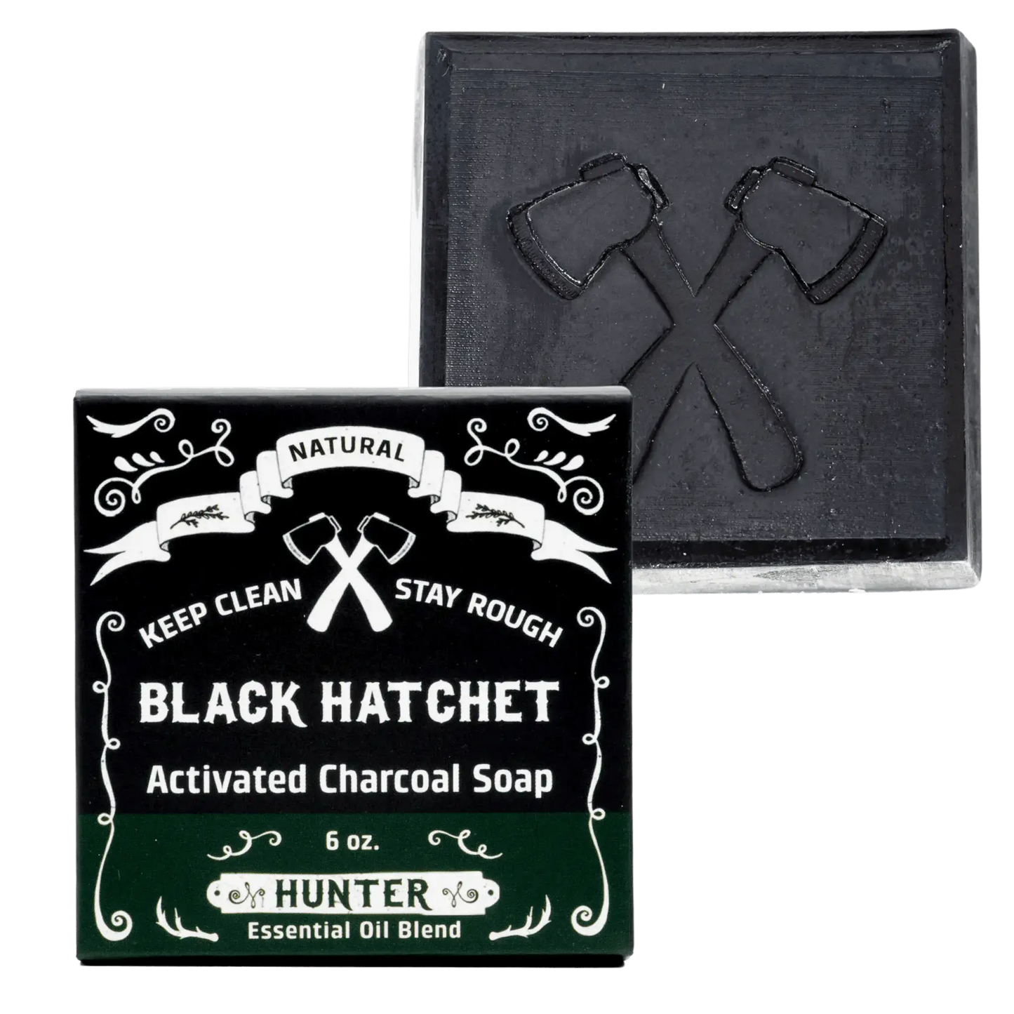 Charcoal Soap – Hunter  | Detox Bar for Men with activated charcoal