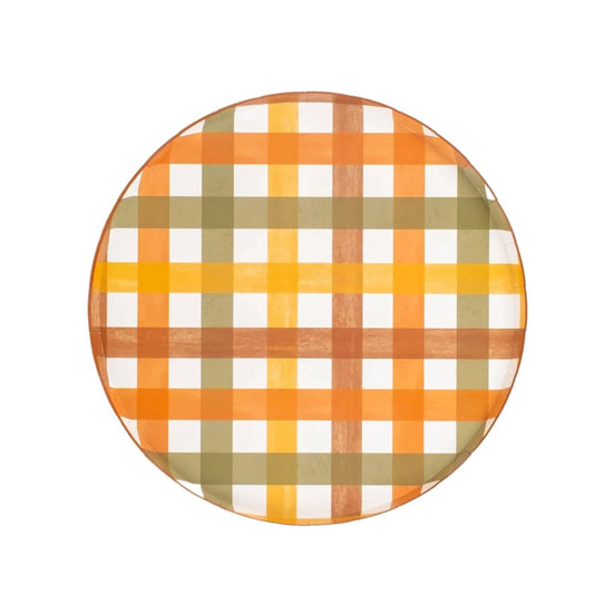 Harvest Plaid Dinner Plate