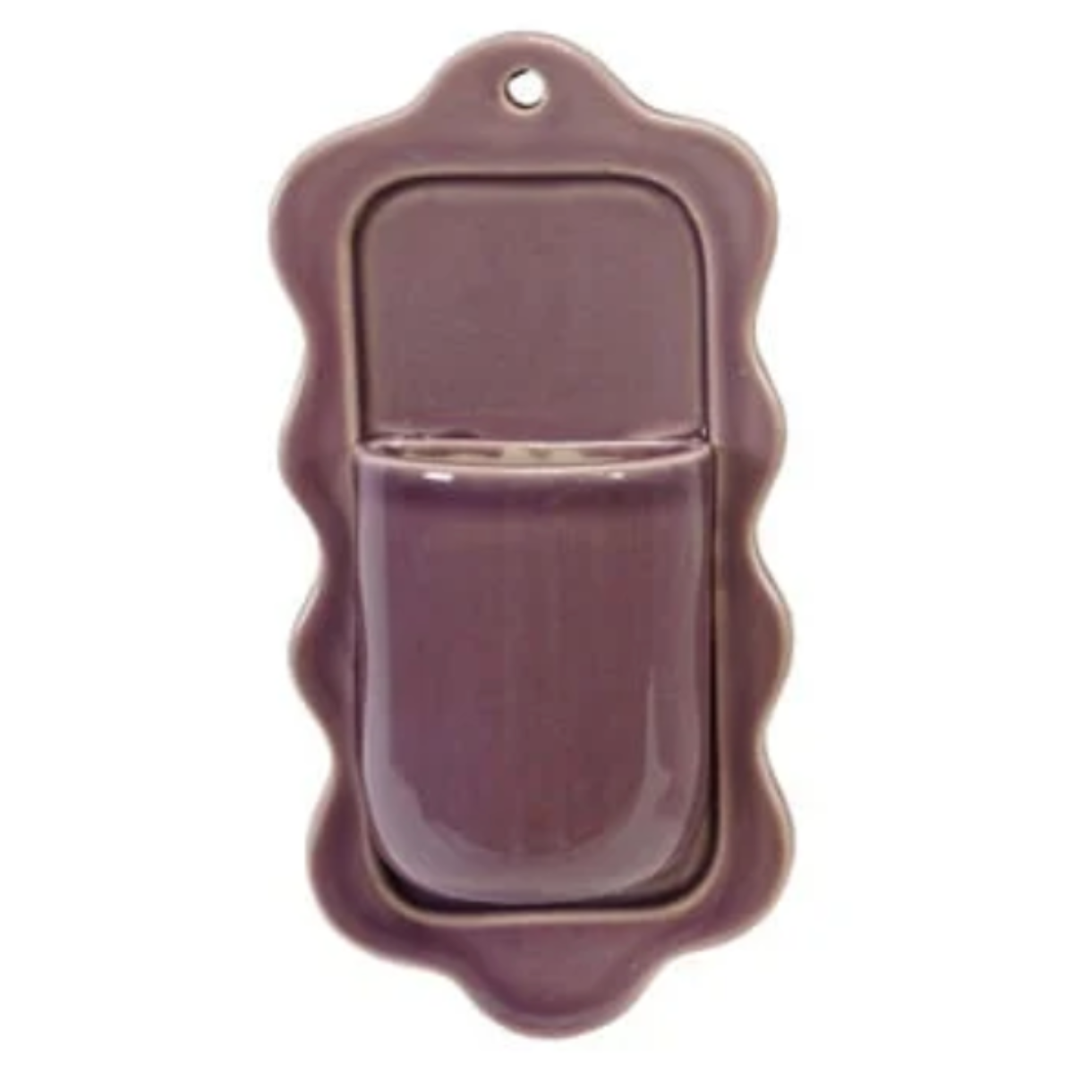 Amethyst Wavy Wall Vase