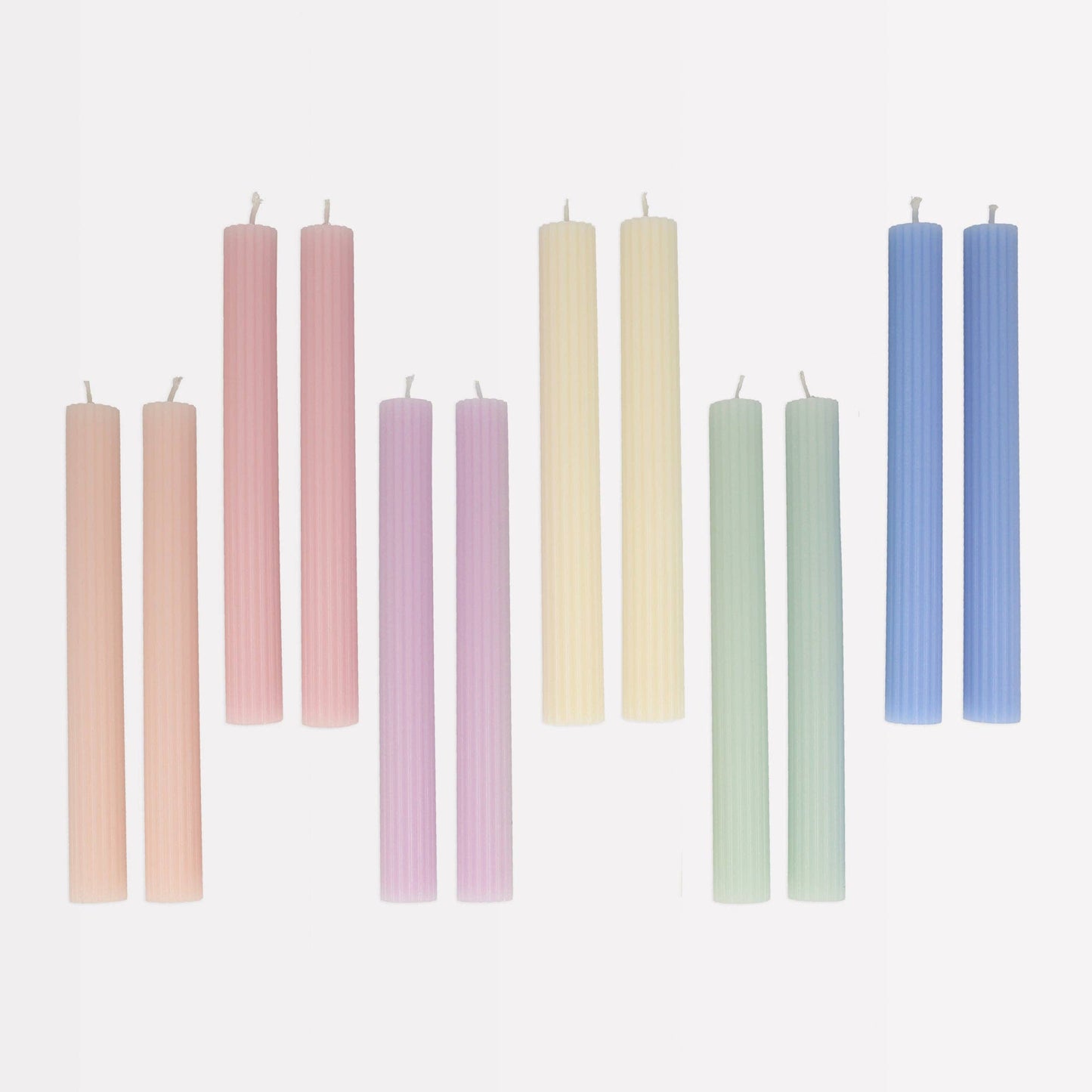 Pastel Table Candles