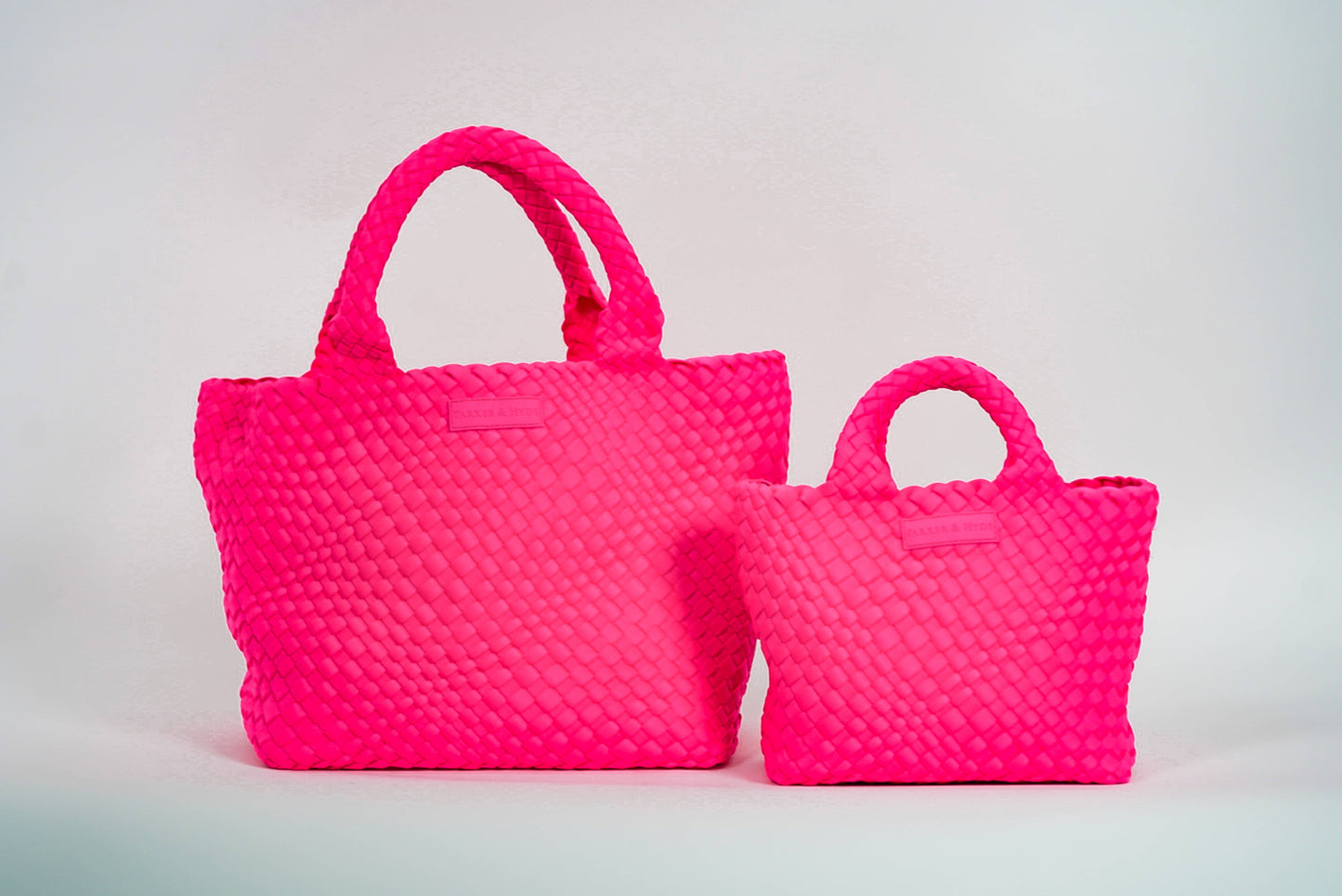 Mini Woven Neon Pink