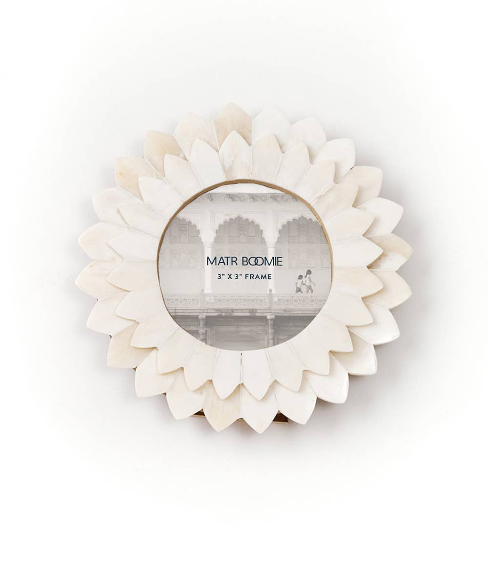 Bloom 3x3 Cream Picture Frame