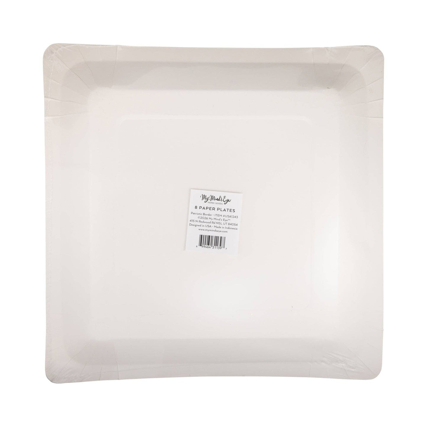 Border Paper Plate - 11"
