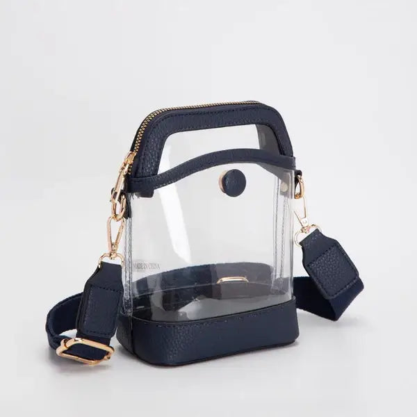 Game Day Stadium Button Style Clear Bags