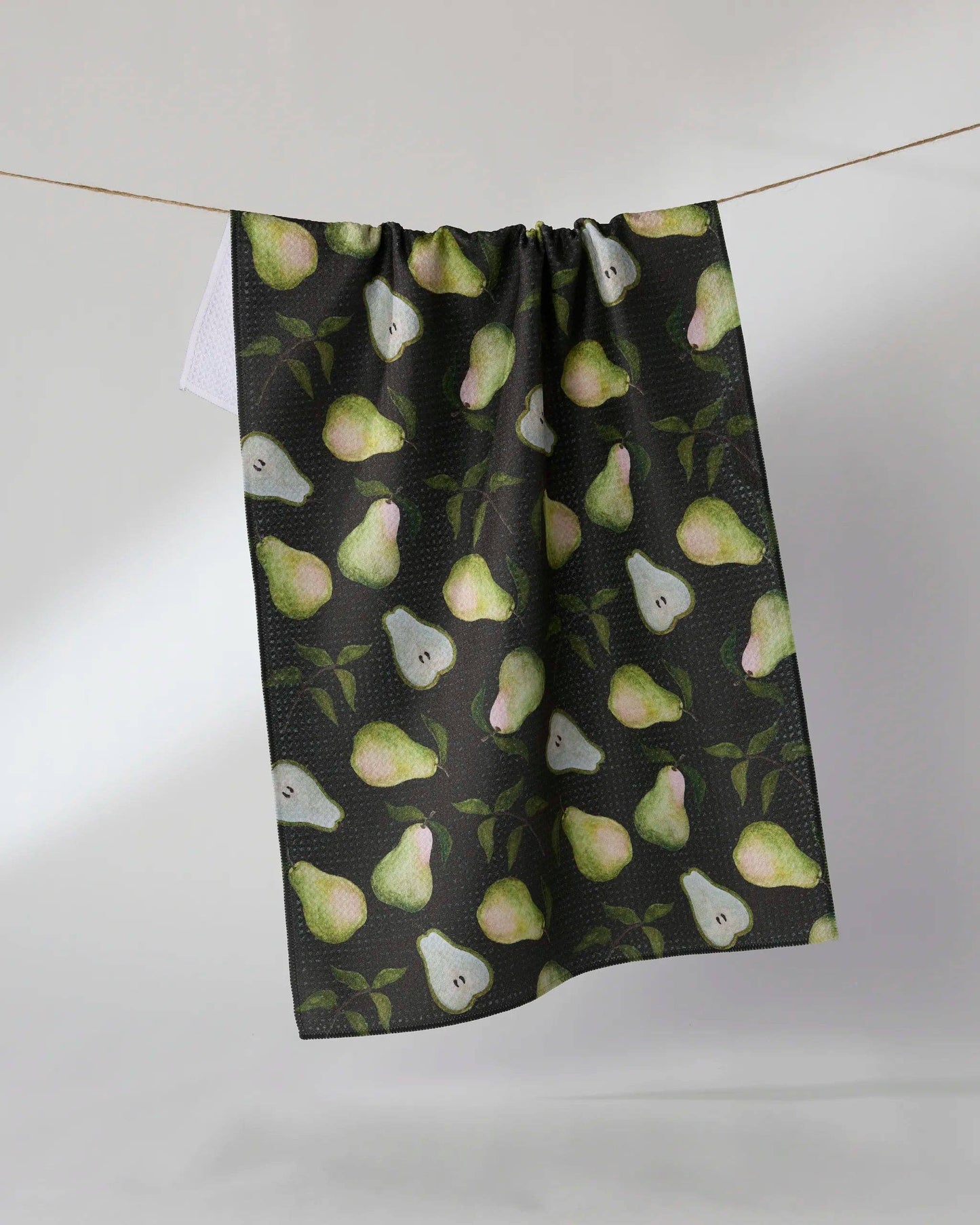 Geometry - Pearwood Tea Towel