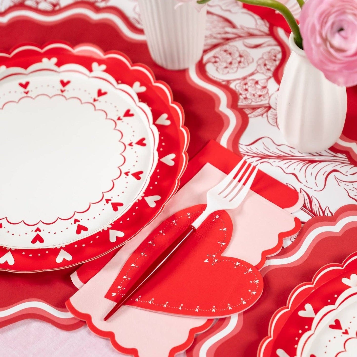Heart Dessert Plates