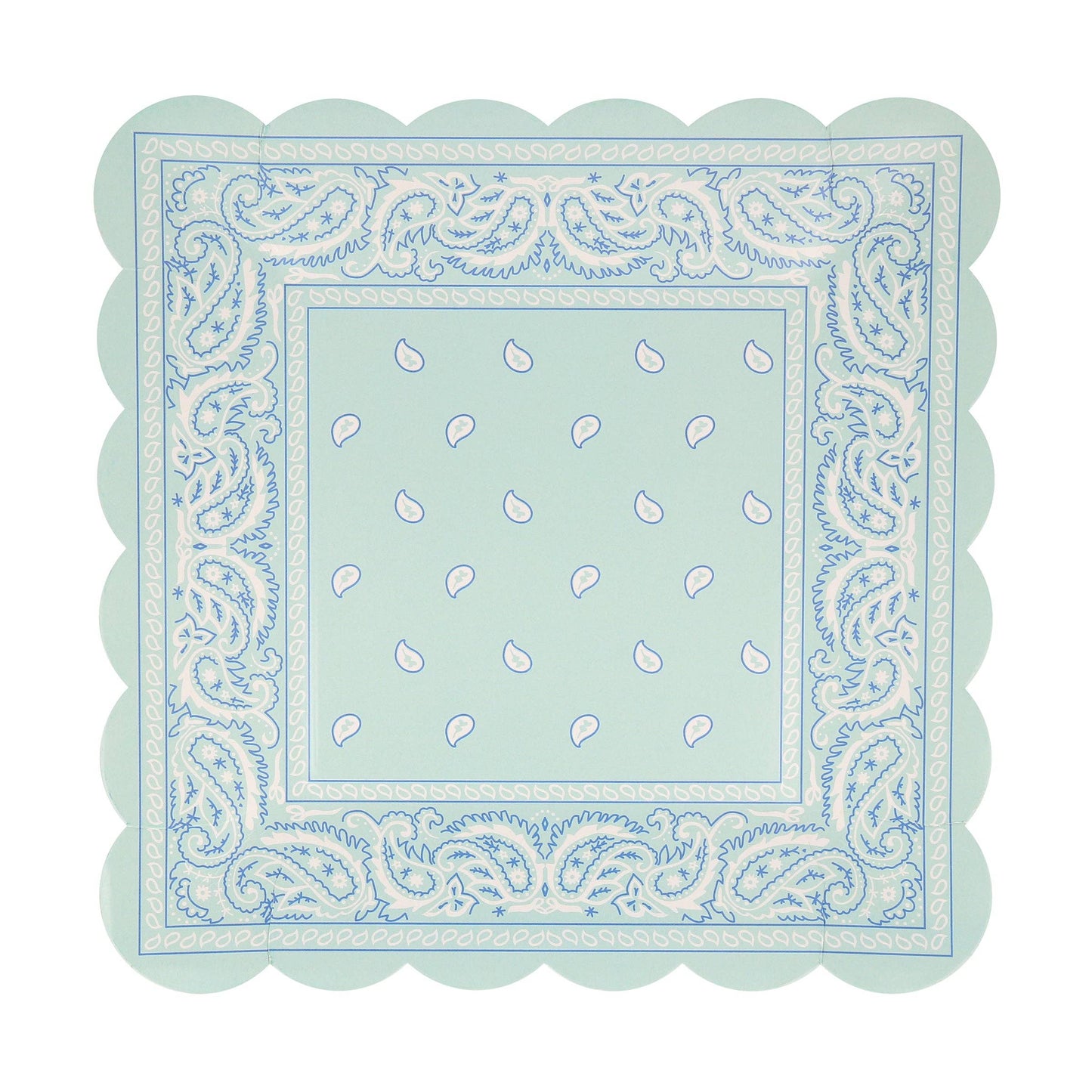 Western Bandana Square Plates