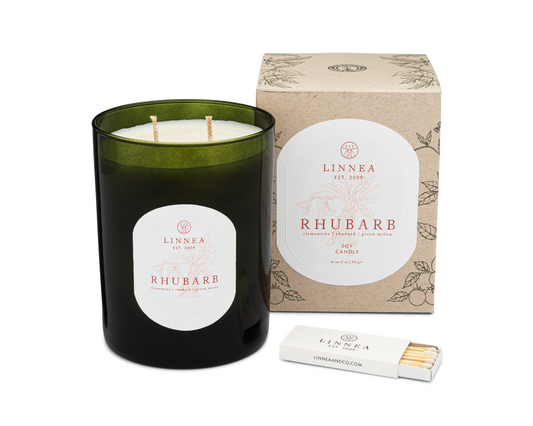Rhubarb Candle