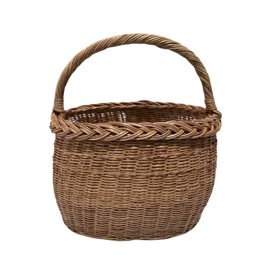 Oval handled basket