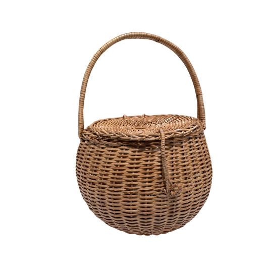 Round Lidded Basket