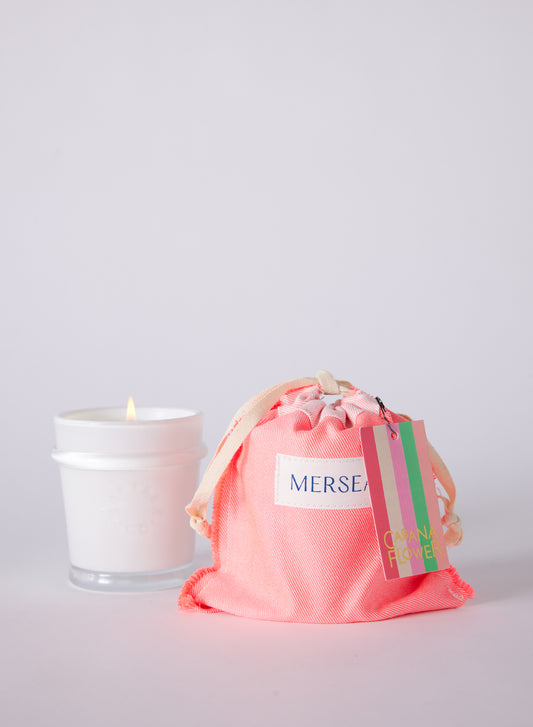 Cabana Flower Sandbag Candle