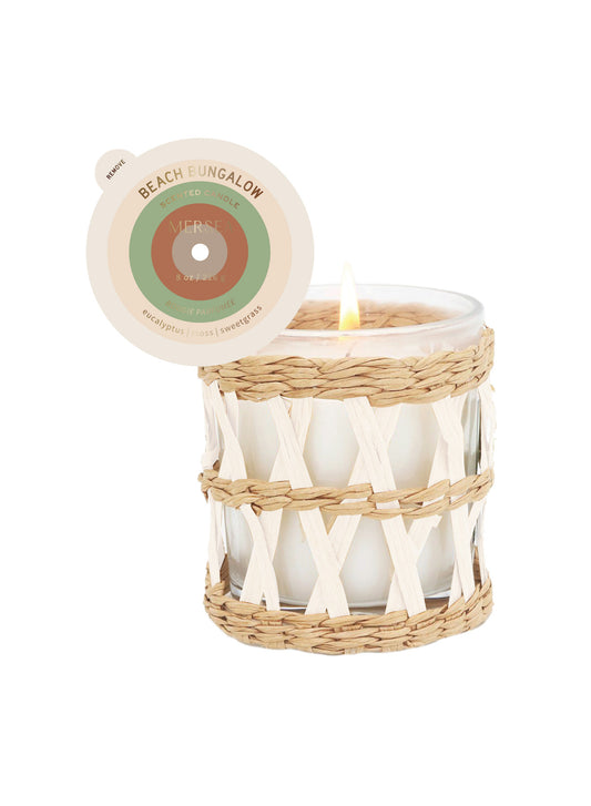 Beach Bungalow Seagrass Candle
