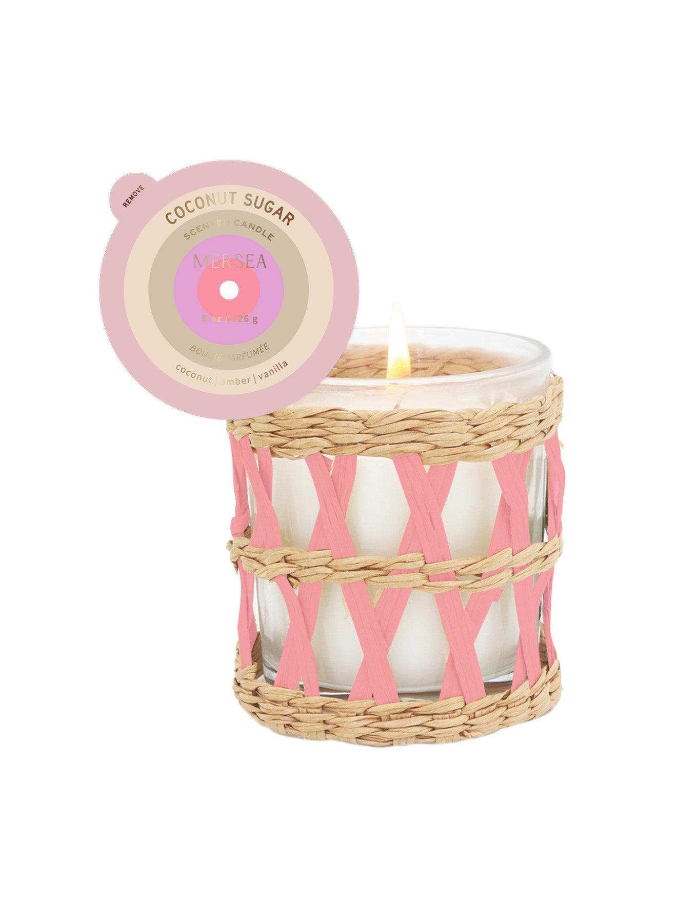 Coconut Sugar Seagrass Candle