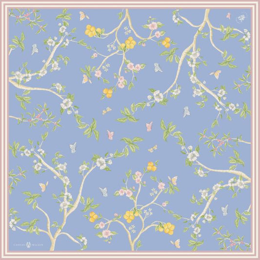 Blue Chinoiserie Scarf