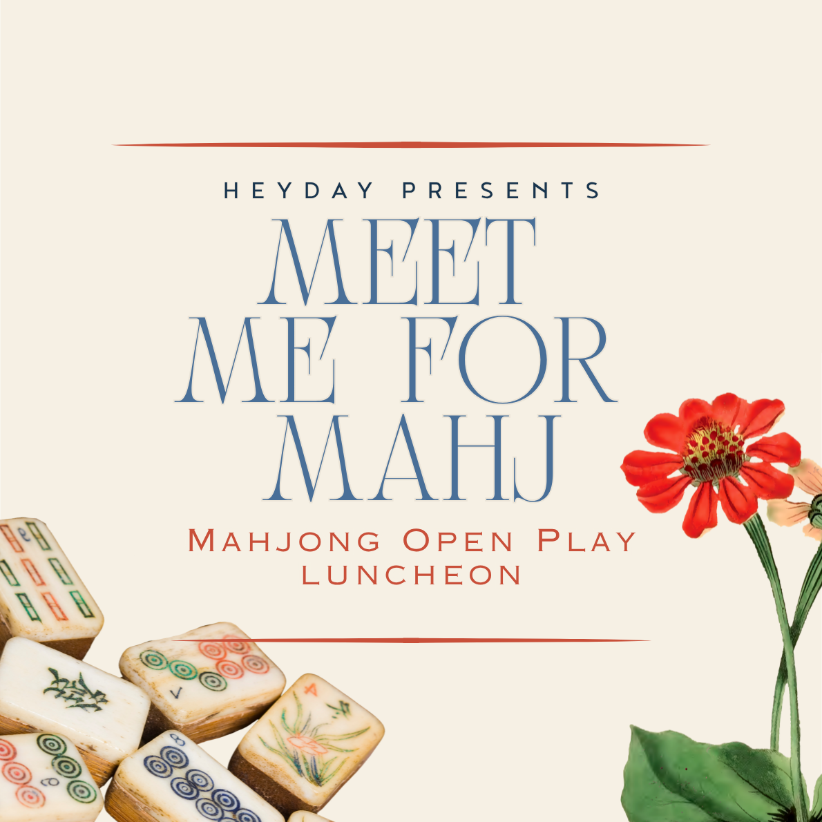 Meet Me For Mahj Luncheon | November 10, 2026