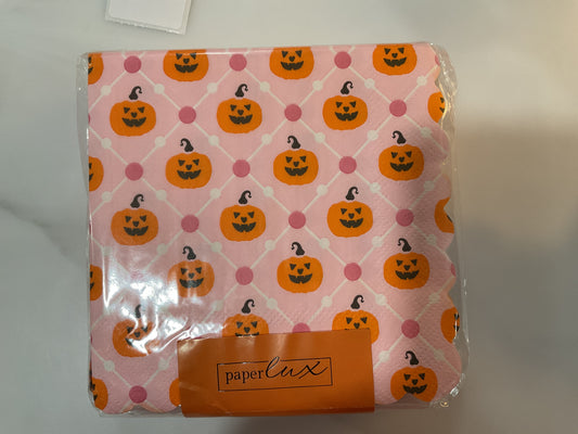Pumpkins/Jack O’ Lanterns cocktail napkin