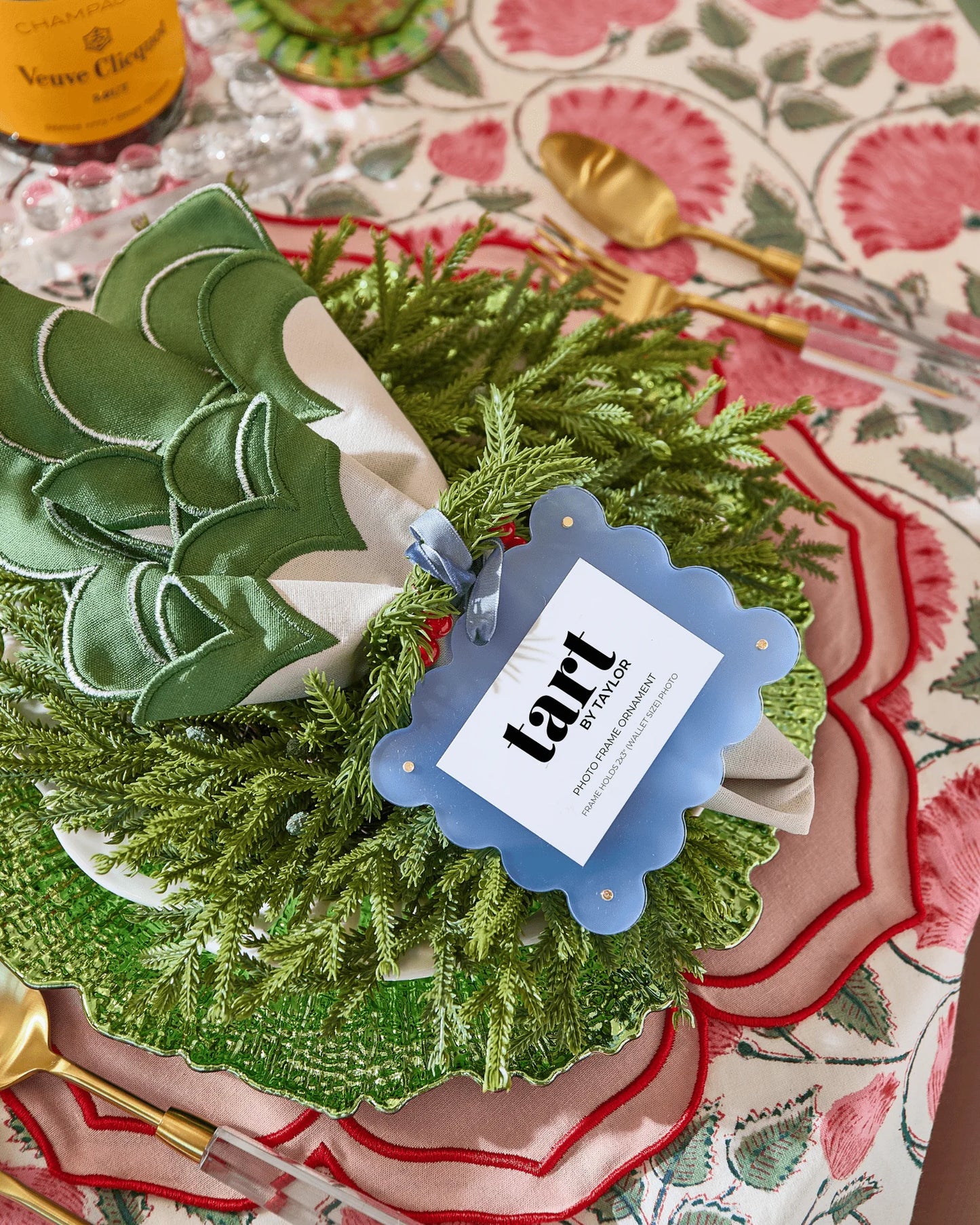 Denim Frame Ornament