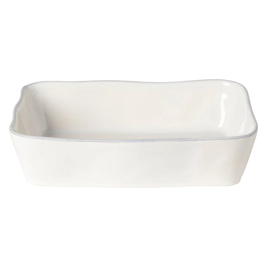 Livia Rectangular Baker 12 in – White