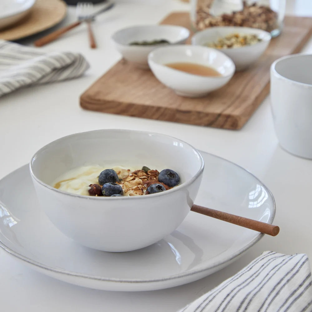 Livia Salad/Dessert Plate 8 in – White