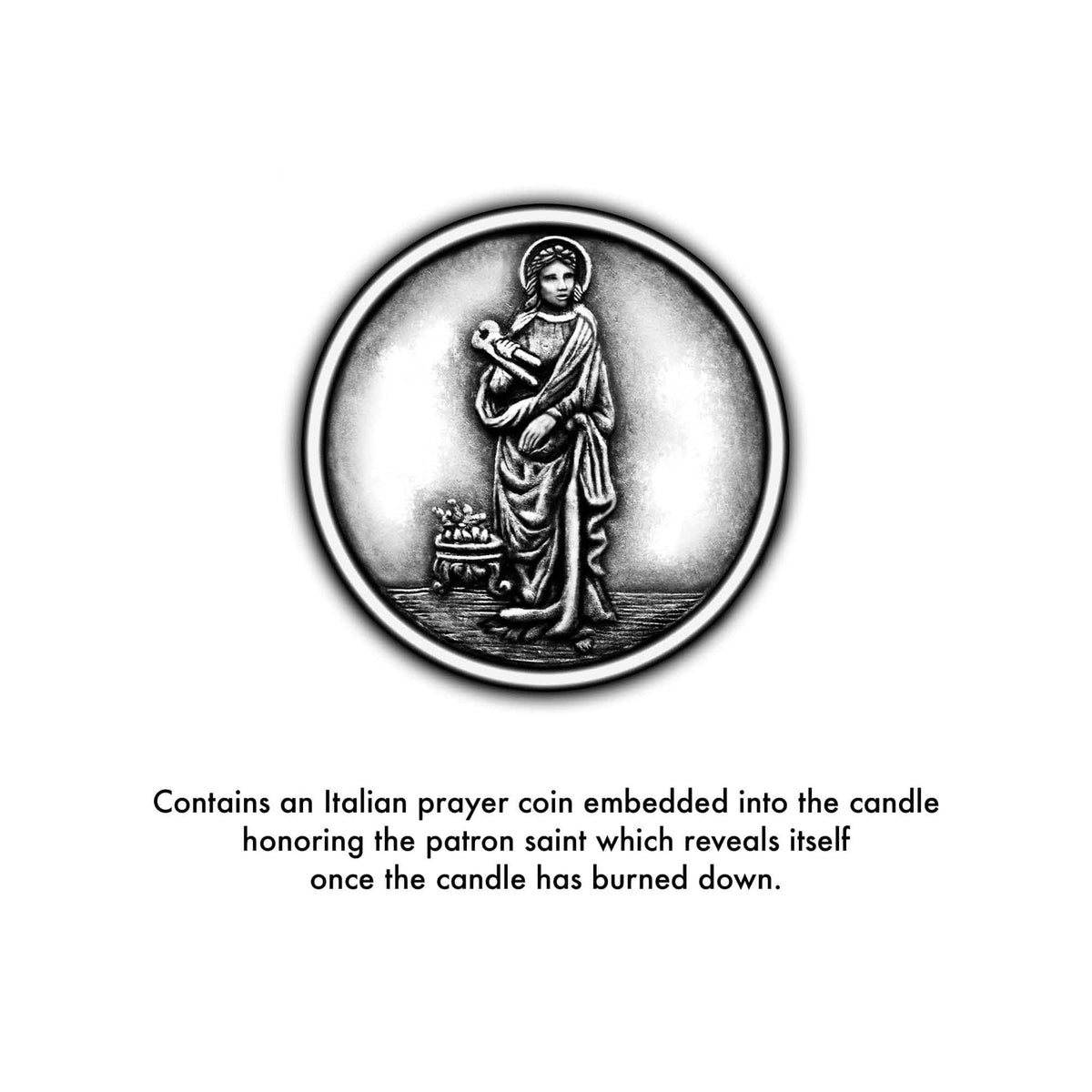 Saint Agatha Special Edition Candle | Saint of Breast Cancer