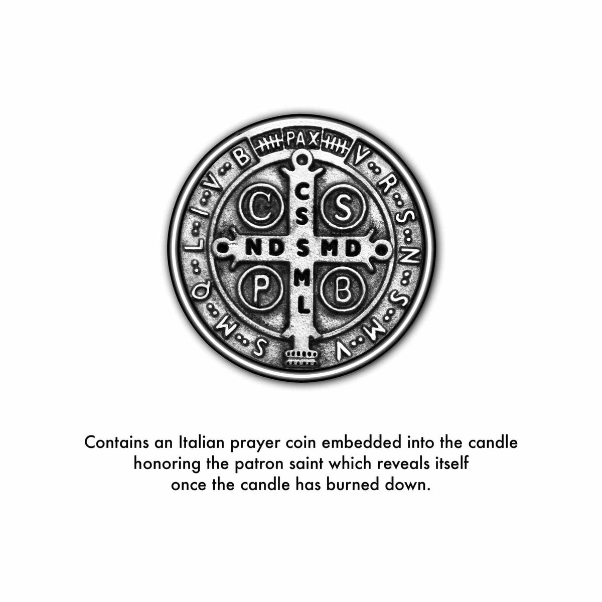 Saint Benedict Candle | Saint of Peace and Protection from Evil