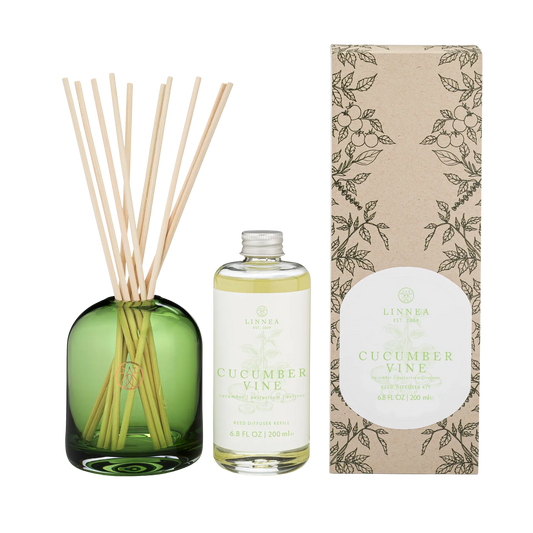 Linnea Cucumber Vine Reed Diffuser Kit