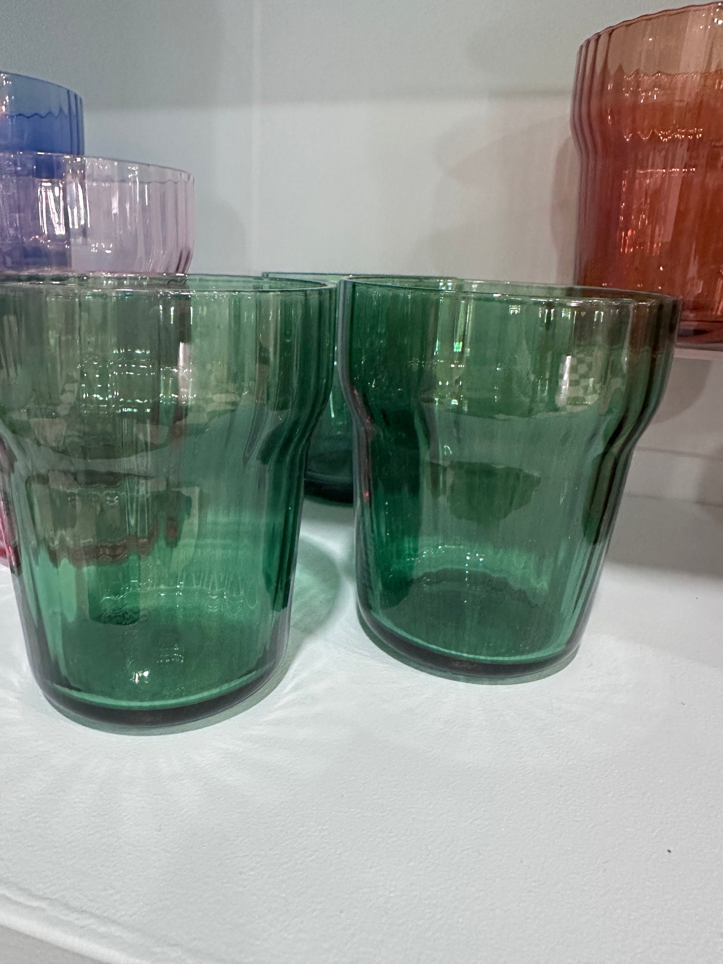 Fluted Drinking Glass