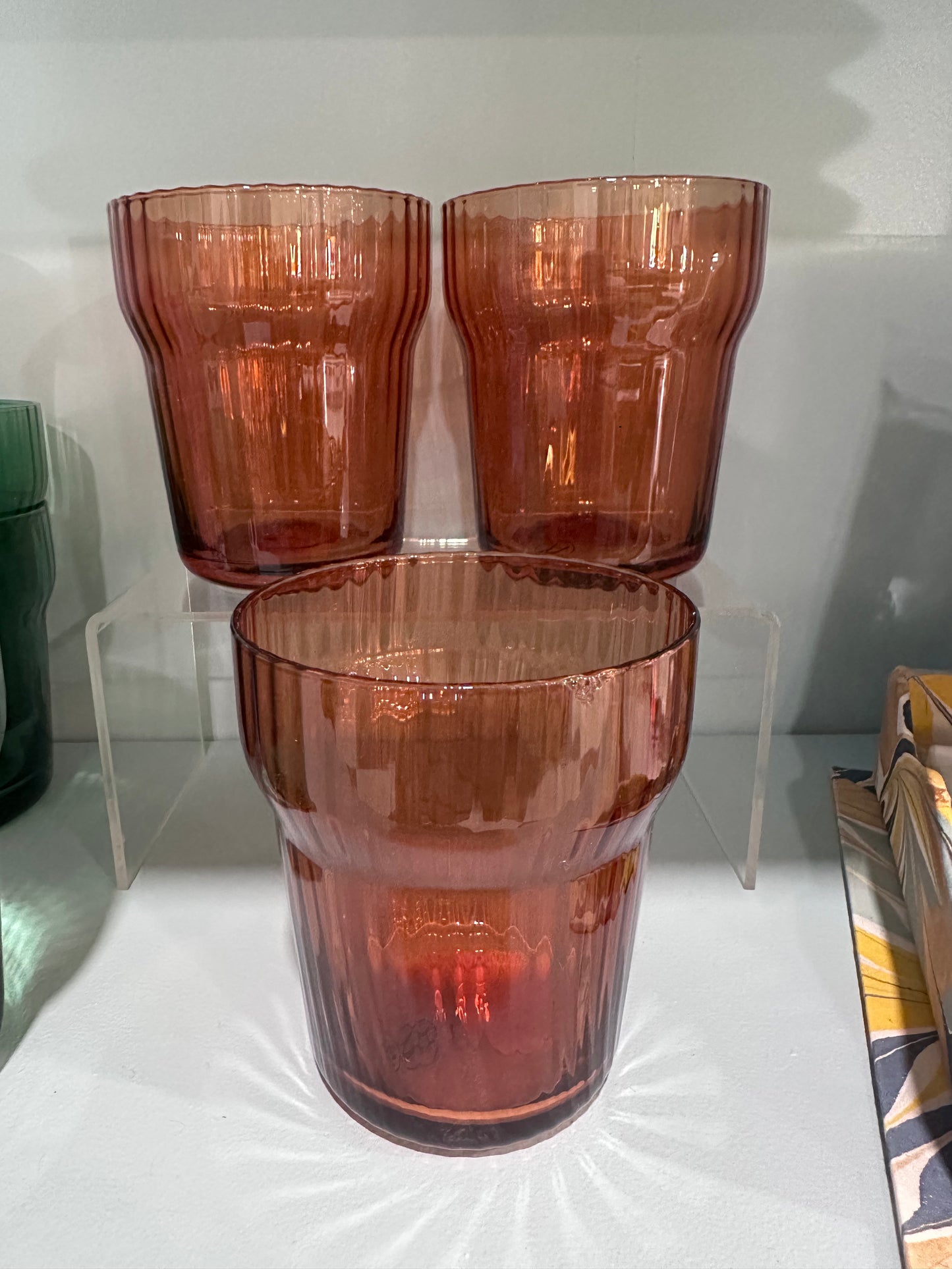 Fluted Drinking Glass