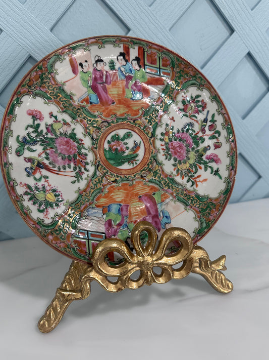 Antinque Rose Medallion Plate